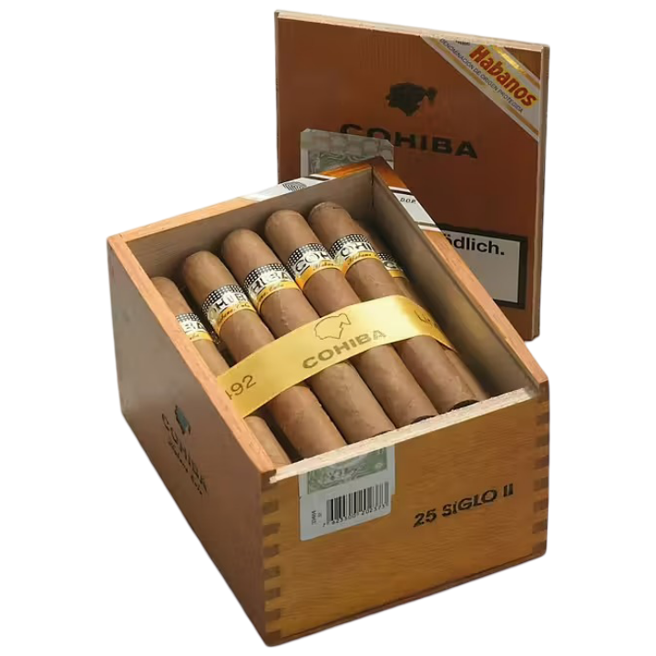 Cohiba Siglo II (Obruten Låda) Cigarr Tobax