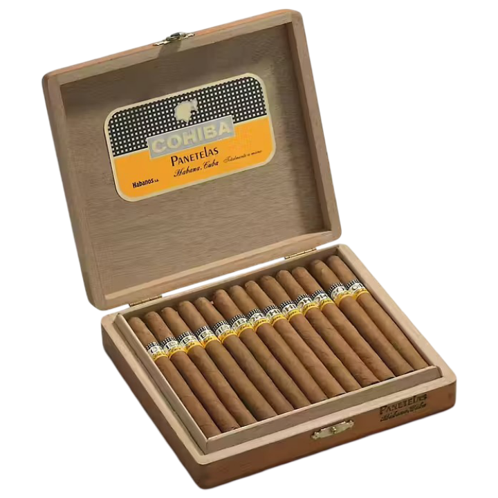 Cohiba Panetelas (Obruten Låda) Tobax