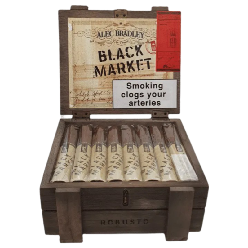 Alec Bradley Black Market Robusto-Cigarr-Tobax