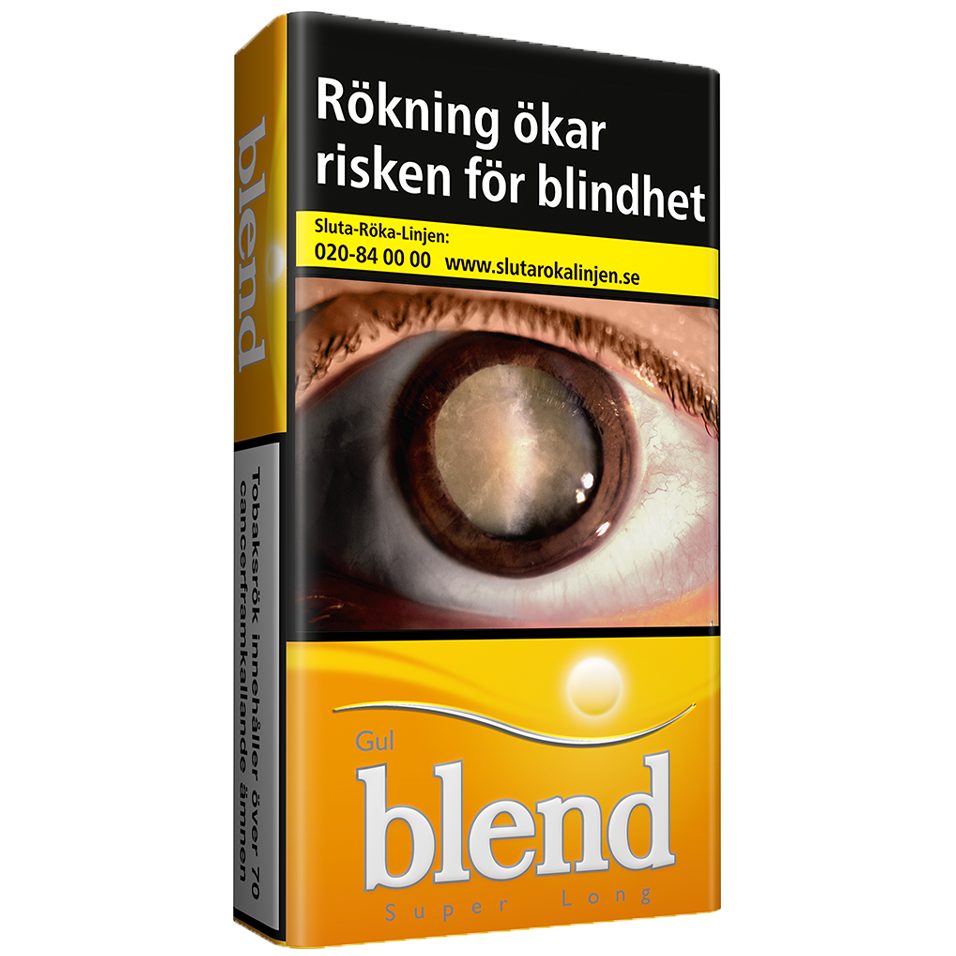 Blend Gul Super Long-Cigaretter-Tobax