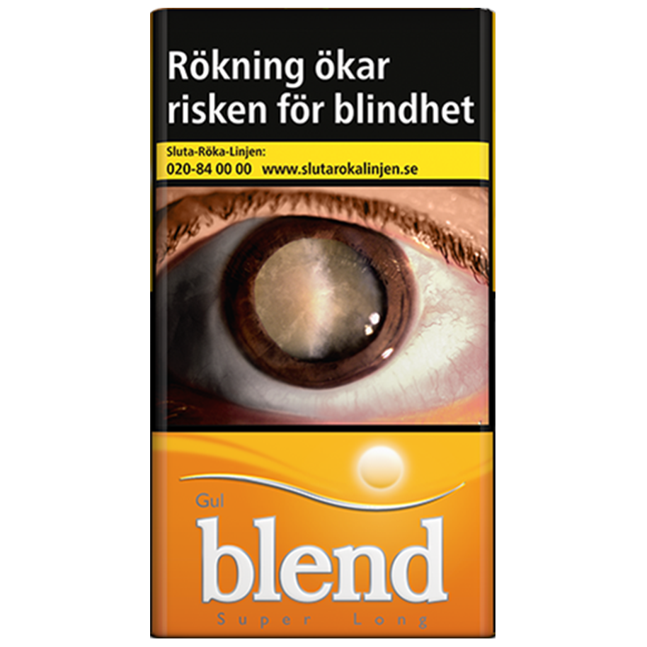 Blend Gul Super Long-Cigaretter-Tobax