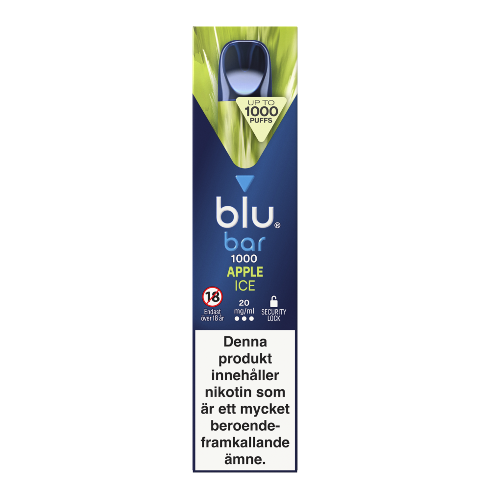 Blu Bar Apple Ice 20mg e-cigg Tobax