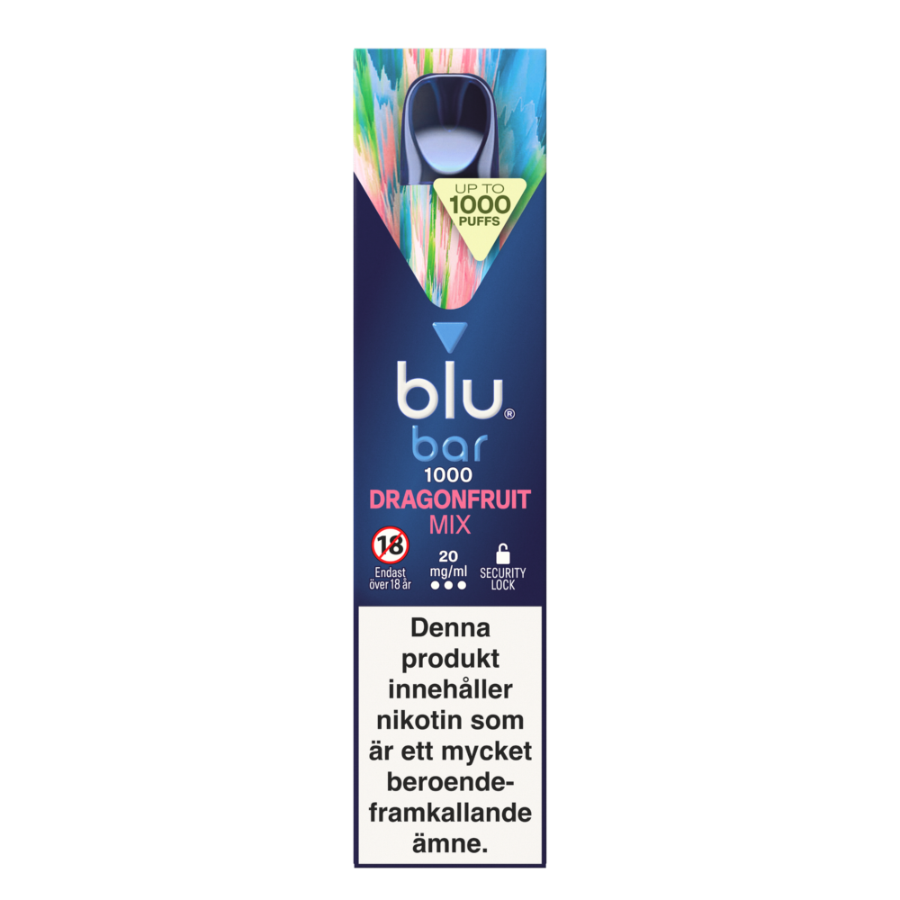 Blu Bar Dragonfruit Mix 20mg - Bundle E-cigg Tobax