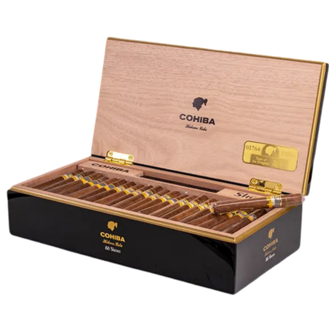 Cohiba Short Year Of The Dragon 88p Inklusive Humidor Cigarr Tobax