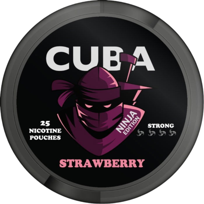 Cuba Ninja Strawberry-Nikotinposer-Tobax