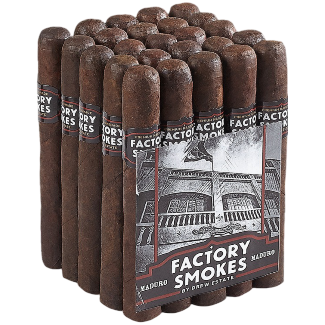 Drew Estate Factory Smokes Maduro Robusto-Cigarr-Tobax