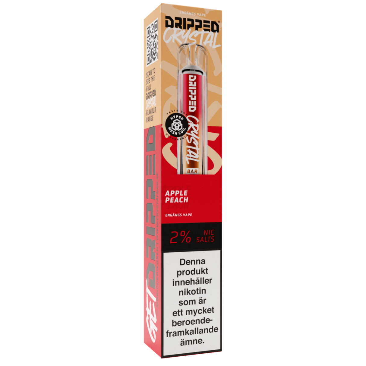 Dripped Crystal Apple Peach Tobax