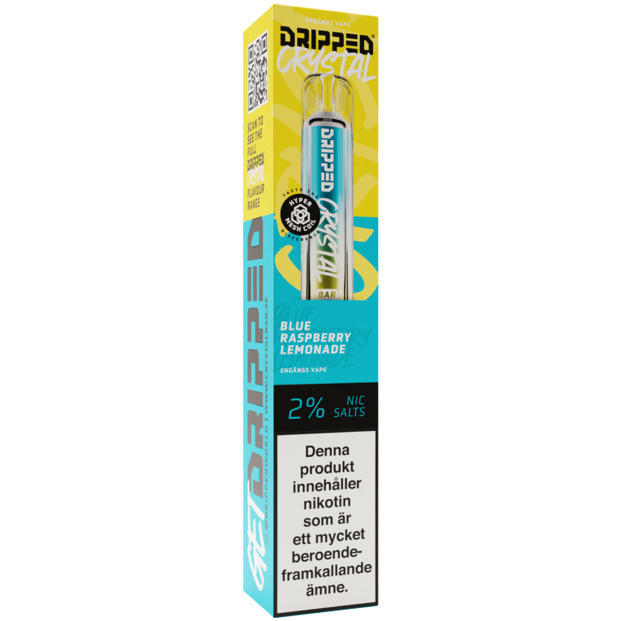 Dripped Crystal Blue Raspberry Lemonade Tobax