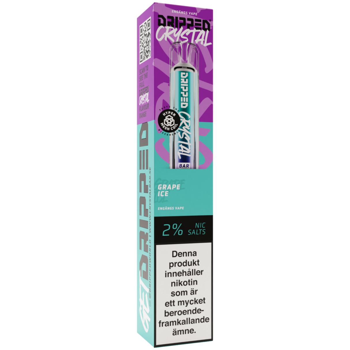 Dripped Crystal Grape Ice Tobax