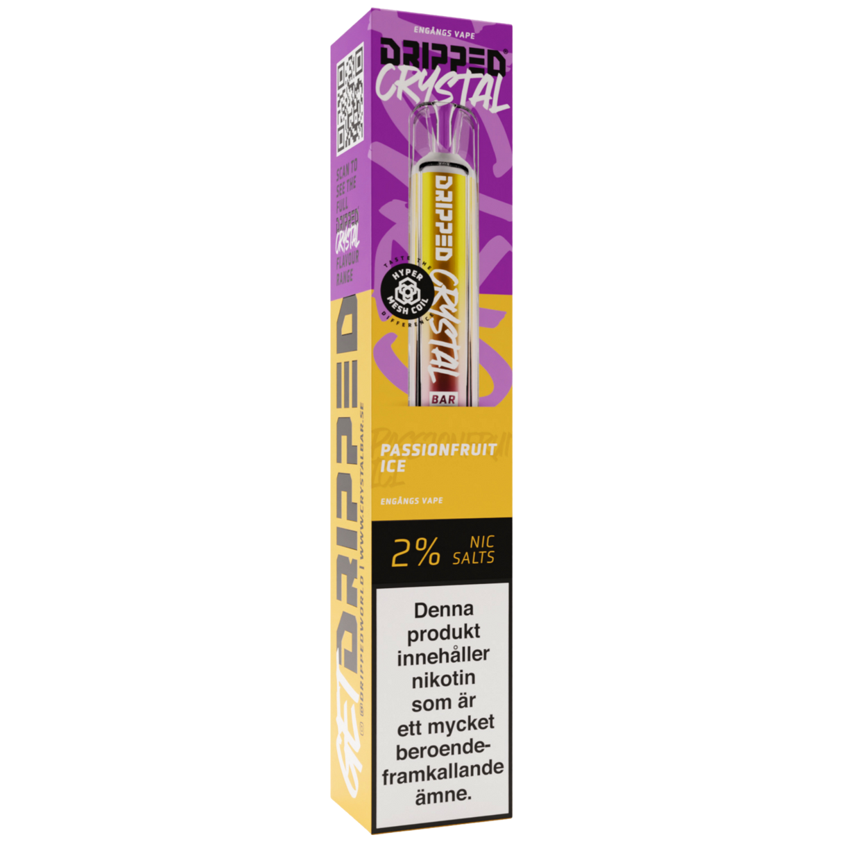 Dripped Crystal Passionfruit Ice Tobax