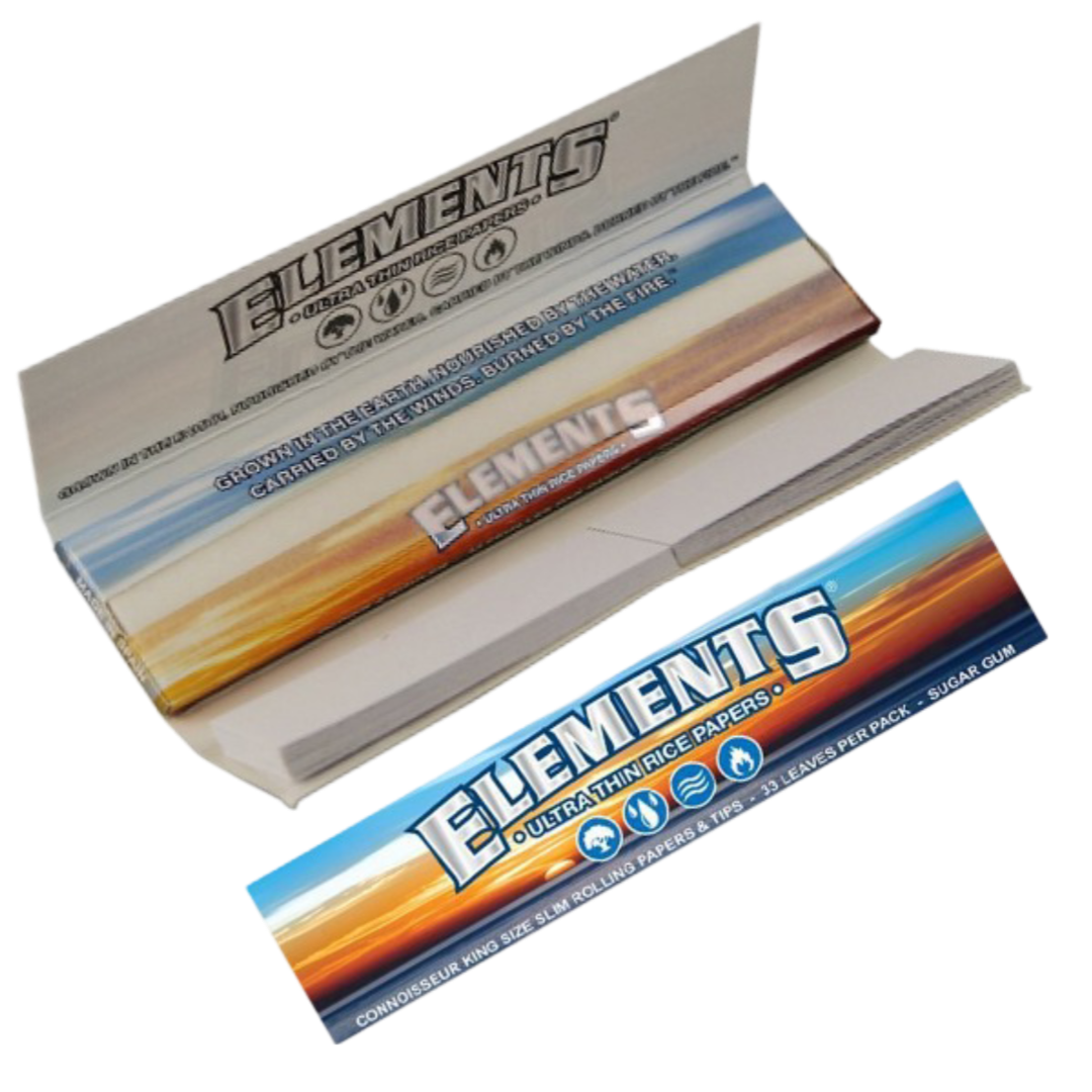 Elements Rullpapper Med Filter - Bundle Tobax