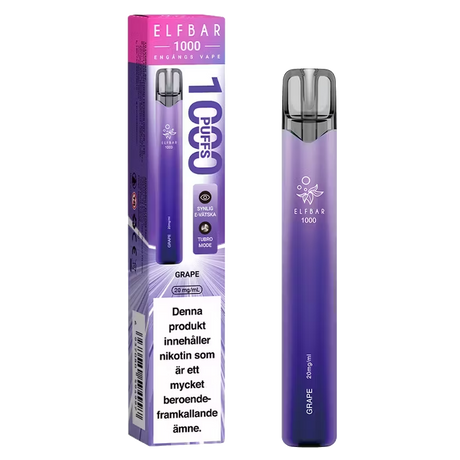 Elfbar Grape 20mg – Tobax