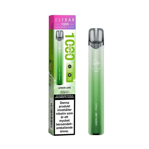 Elfbar Lemon Lime 20mg - Bundle E-cigg Tobax
