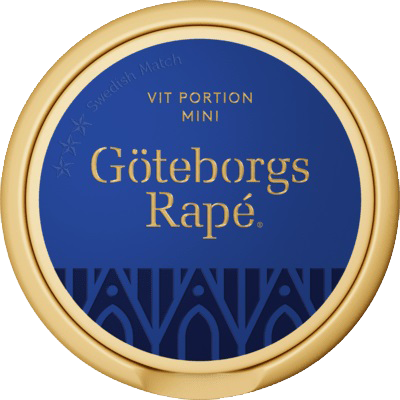 Göteborgs Rapé Vit Mini Tobax