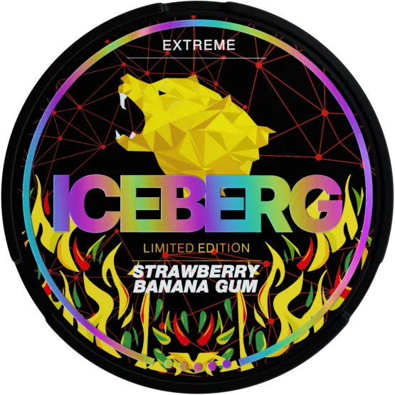 Iceberg Strawberry Banana Gum – Tobax