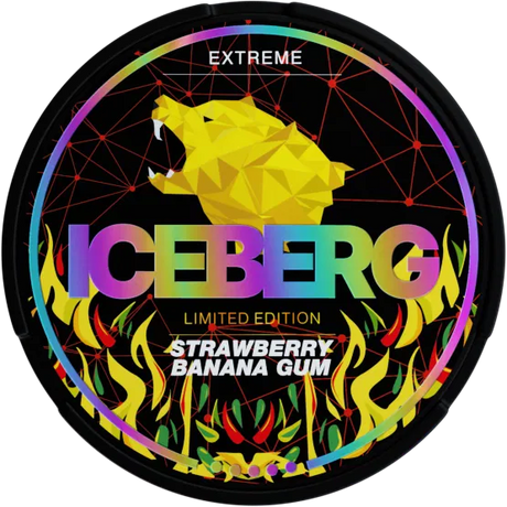 Iceberg Strawberry Banana Gum – Tobax
