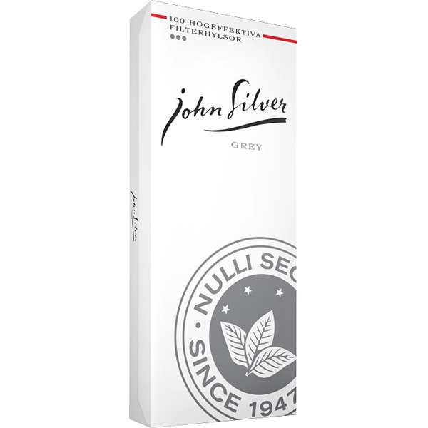 John Silver Grey Hylsor 100-Pack-Tobax