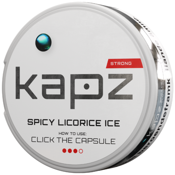Kapz Spicy Licorice Ice Strong Tobax