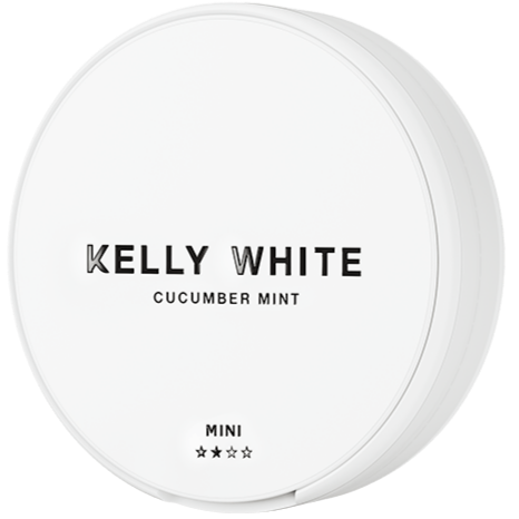 Kelly white Cucumber Mint Mini-Nikotinposer-Tobax