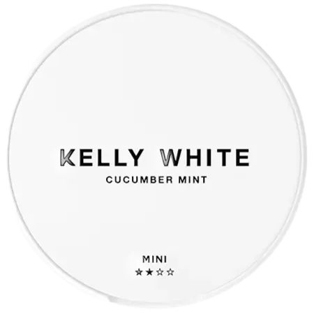 Kelly white Cucumber Mint Mini-Nikotinposer-Tobax