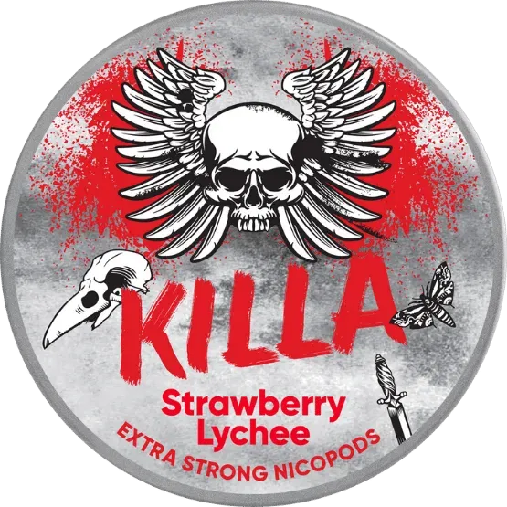 Killa Strawberry Lychee-Nikotinposer-Tobax