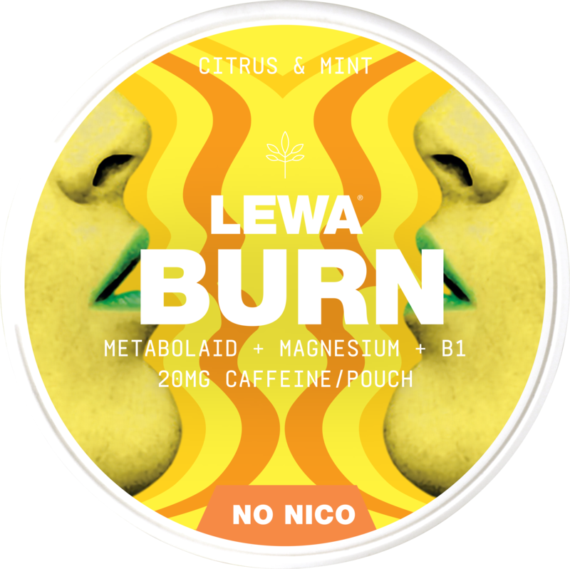 Lewa Burn Citrus Mint-Nikotinfritt Snus-Tobax
