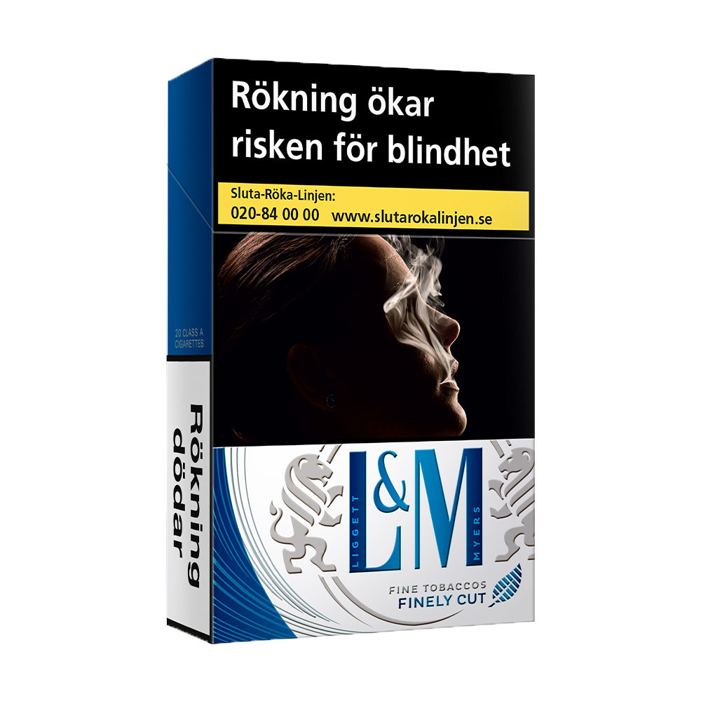 LM Blue Label-Cigaretter-Tobax