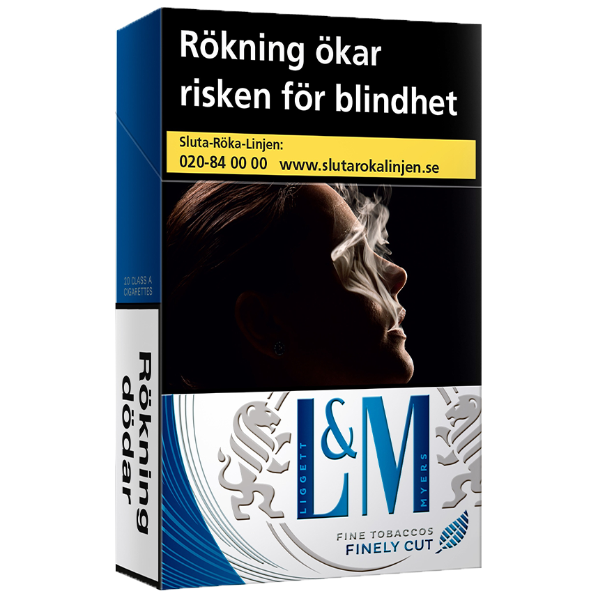 LM Blue Label-Cigaretter-Tobax