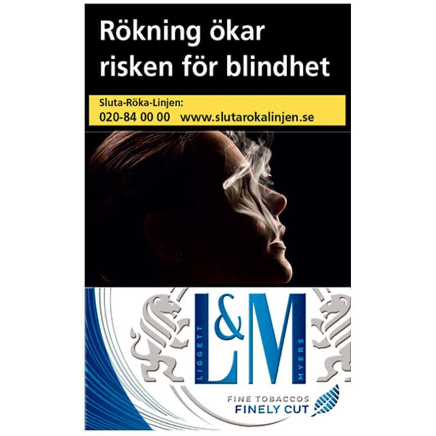 LM Blue Label-Cigaretter-Tobax