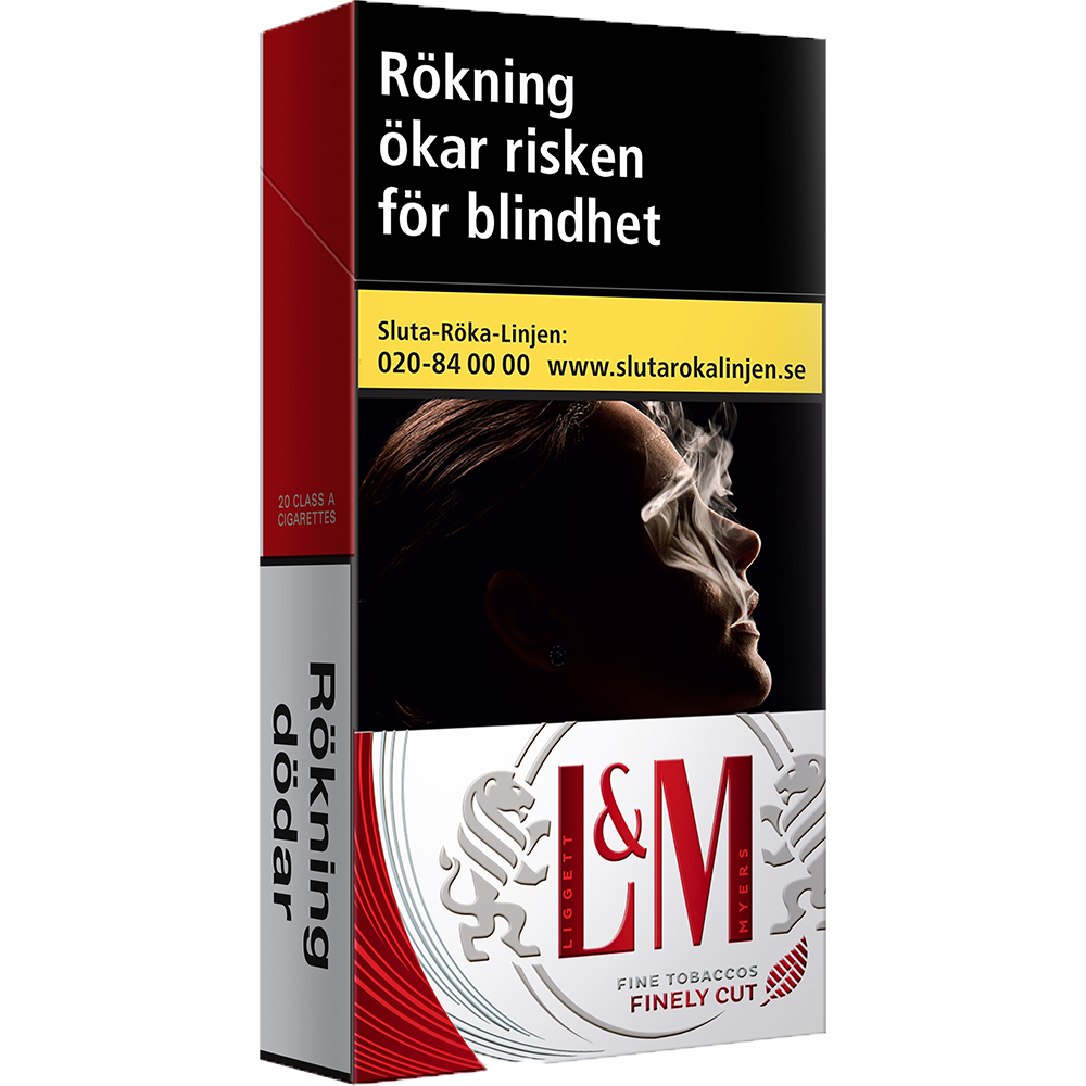 LM Red Label 100s-Cigaretter-Tobax