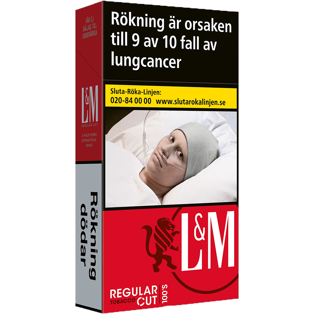 LM Regular Cut Red 100s-Cigaretter-Tobax