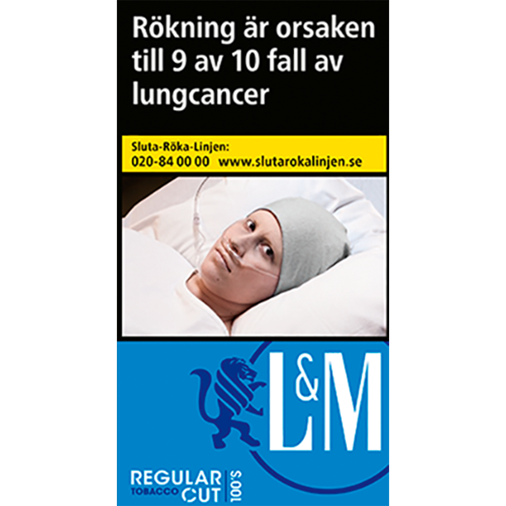 LM Regular Cut Blue 100s Tobax