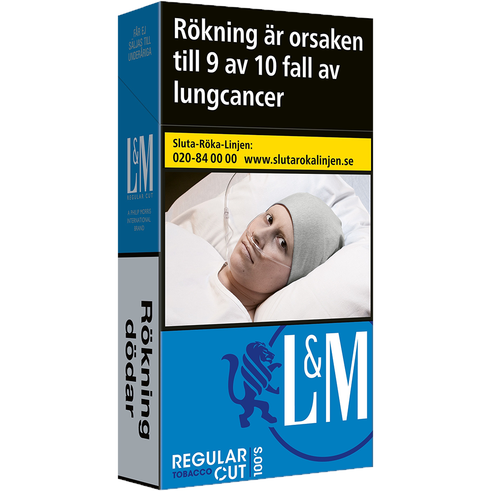 LM Regular Cut Blue 100s Tobax