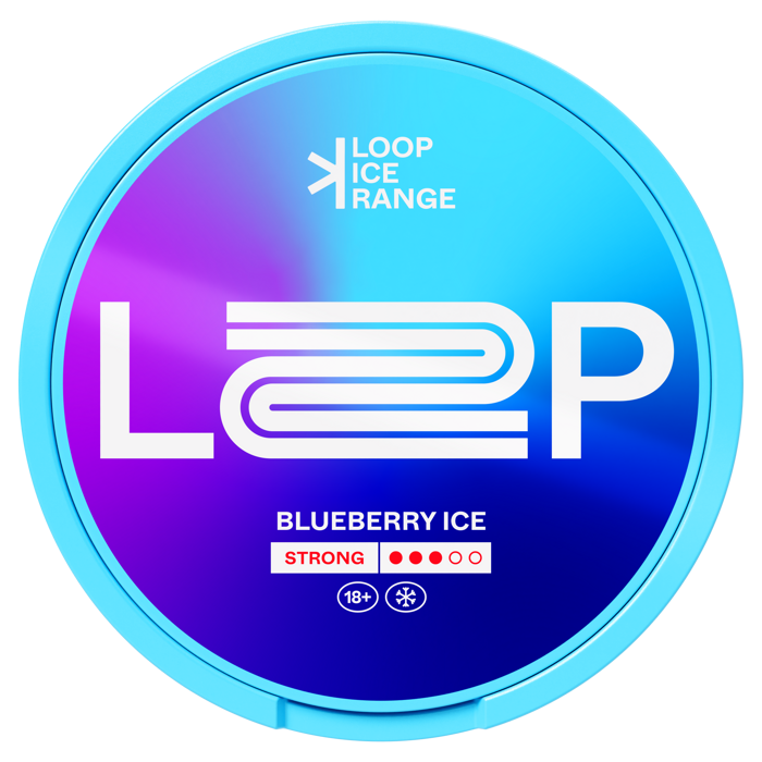 LOOP Blueberry Ice Strong-Nikotinposer-Tobax