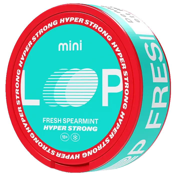 Loop Fresh Spearmint Mini Hyper Strong Side
