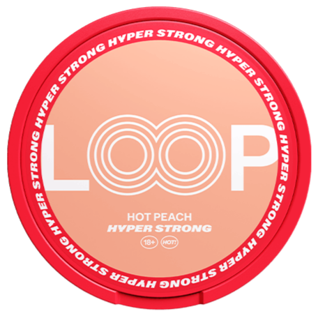 LOOP Hot Peach Hyper Strong-Nikotinposer-Tobax