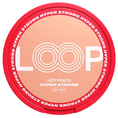 LOOP Hot Peach Hyper Strong-Nikotinposer-Tobax