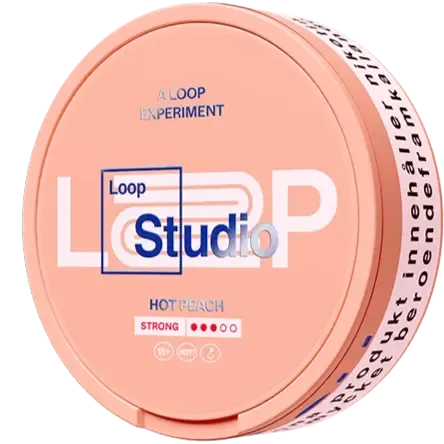 LOOP Hot Peach Strong-Nikotinposer-Tobax