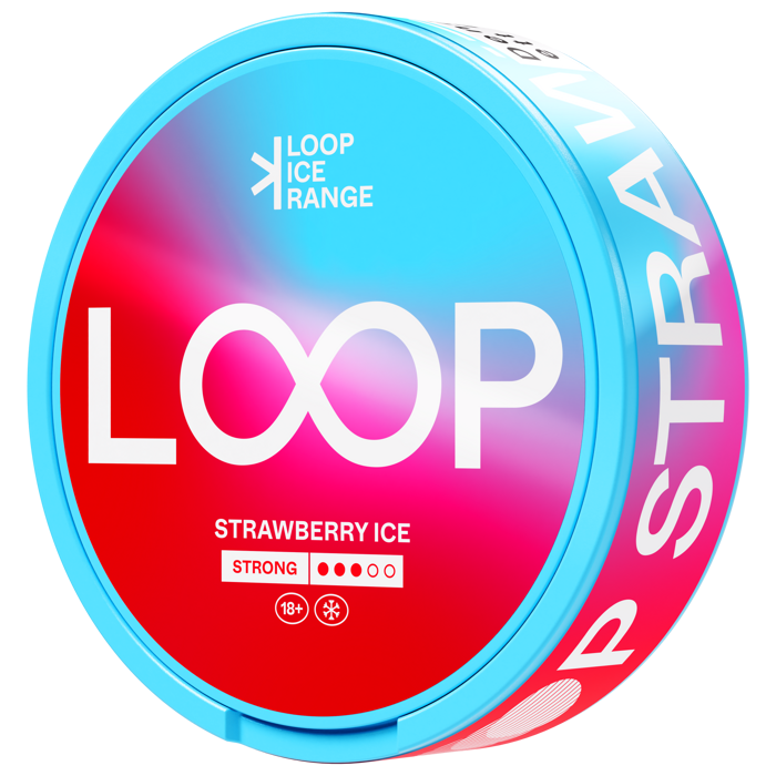 LOOP Strawberry Ice Strong-Nikotinposer-Tobax