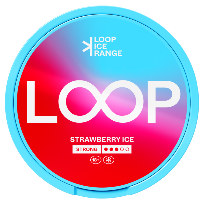 LOOP Strawberry Ice Strong-Nikotinposer-Tobax