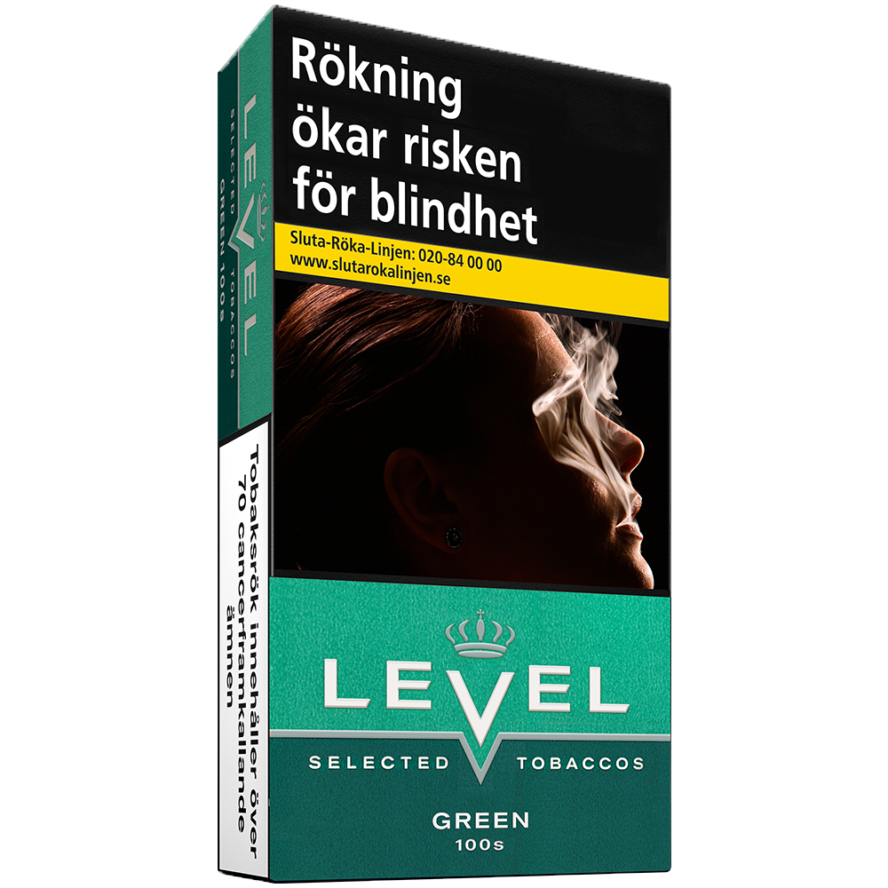 Level Green 100s-Cigaretter-Tobax
