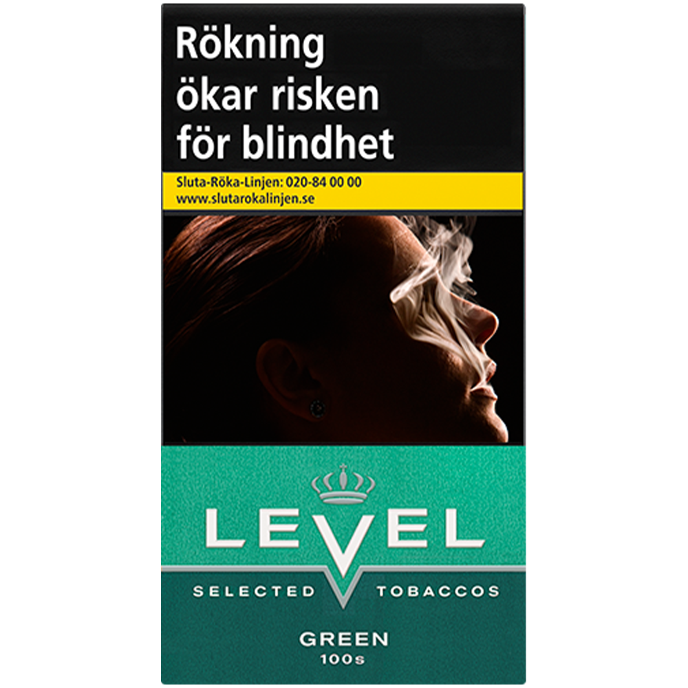 Level Green 100s-Cigaretter-Tobax