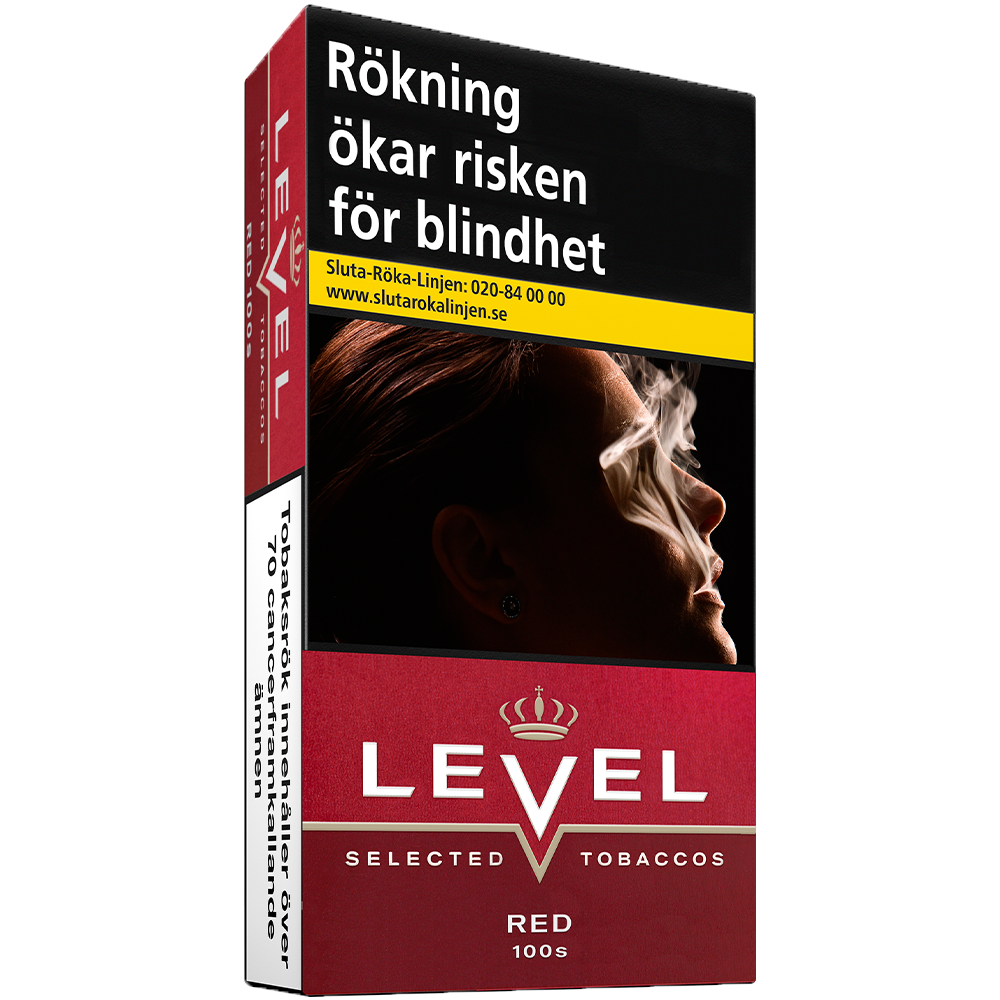 Level Red 100s-Cigaretter-Tobax