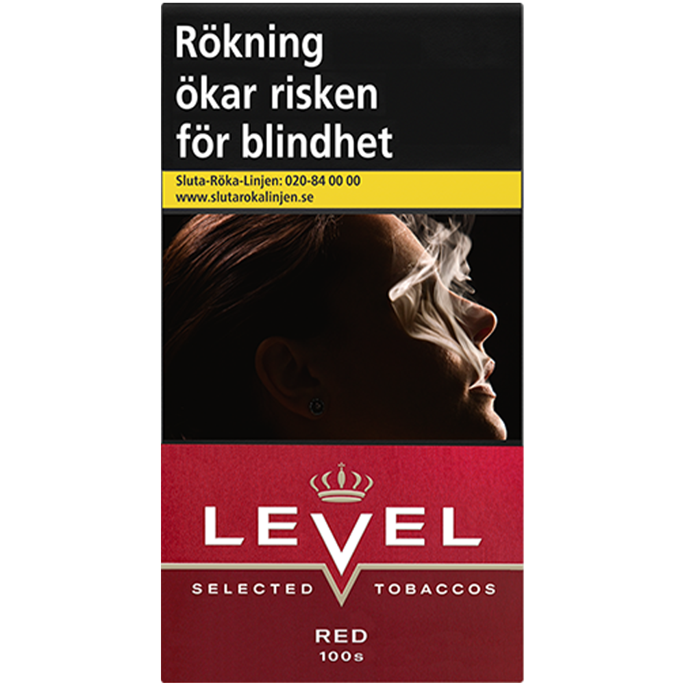 Level Red 100s-Cigaretter-Tobax