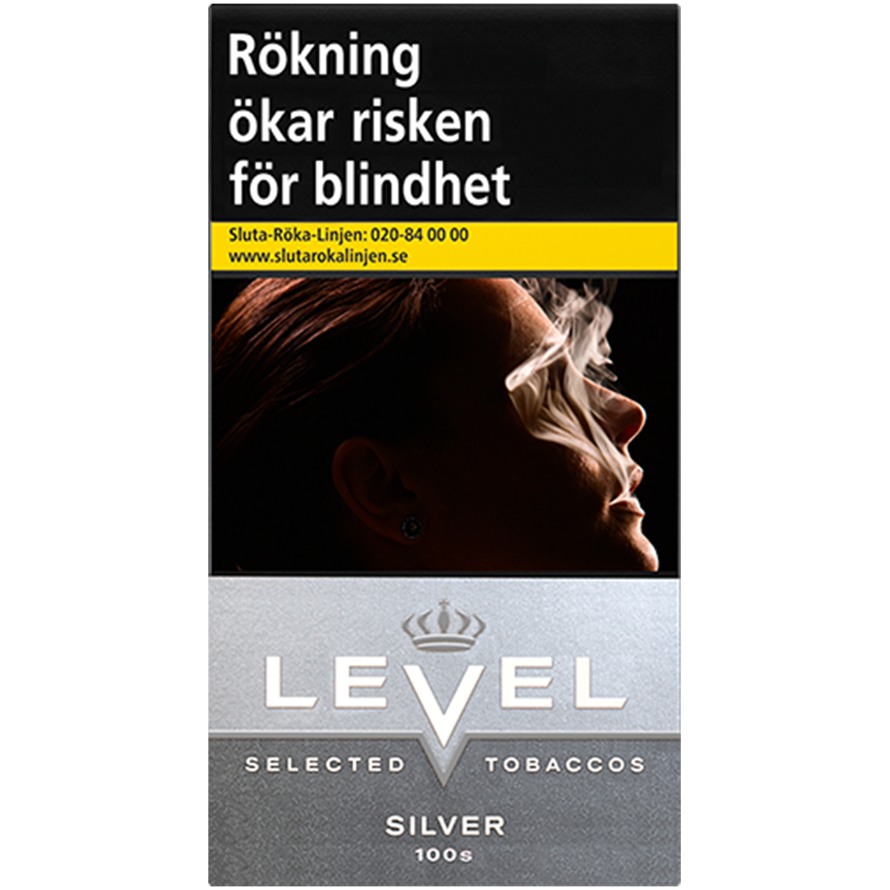 Level Silver 100s-Cigaretter-Tobax