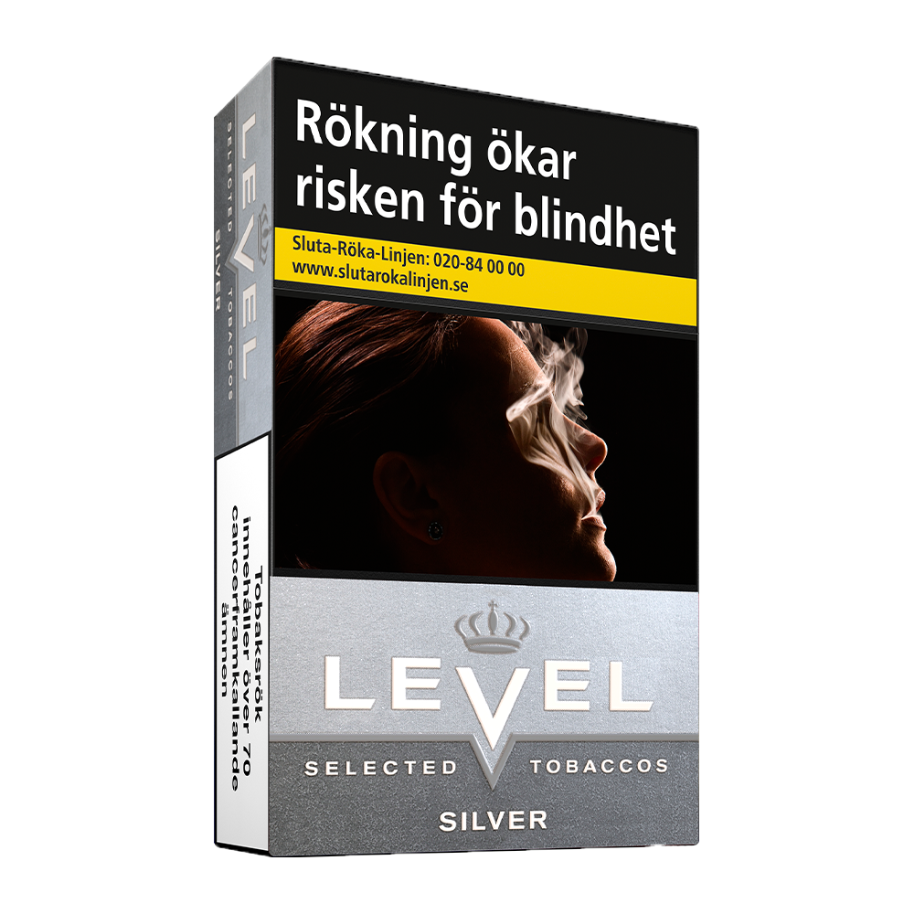 Level Silver-Cigaretter-Tobax