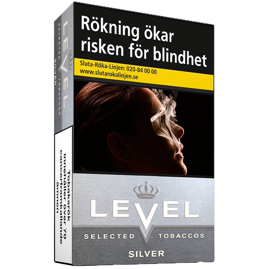 Level Silver-Cigaretter-Tobax