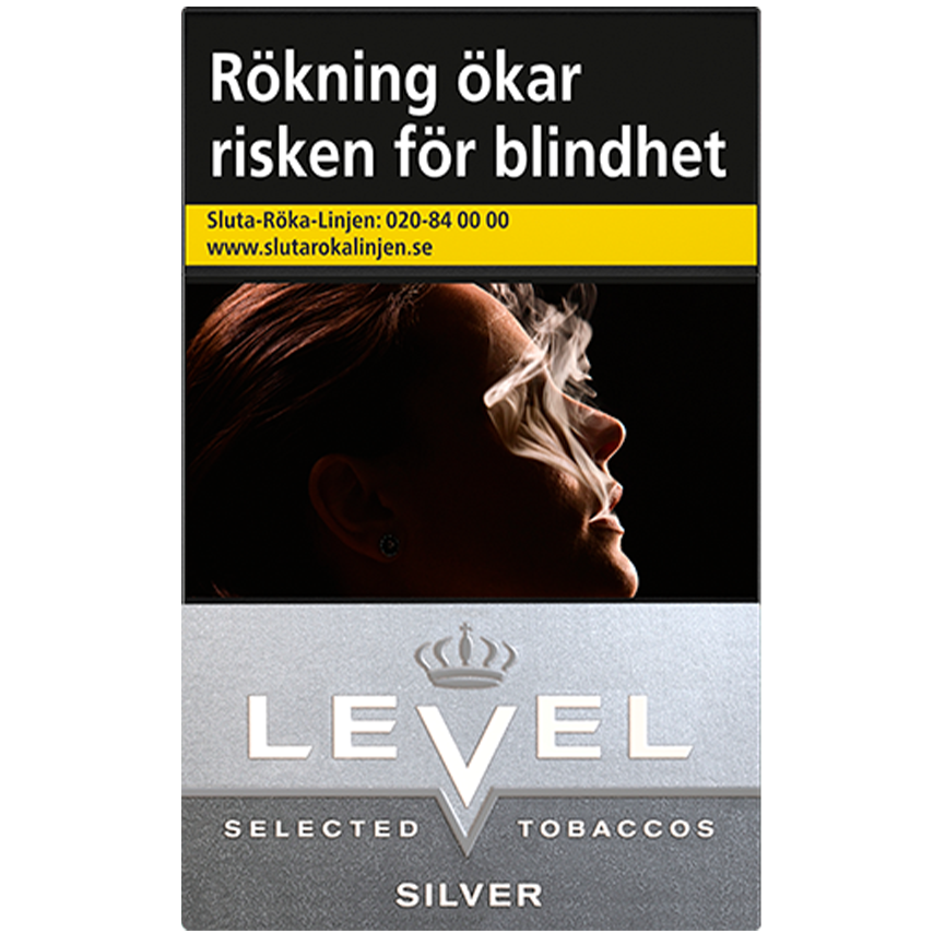 Level Silver-Cigaretter-Tobax