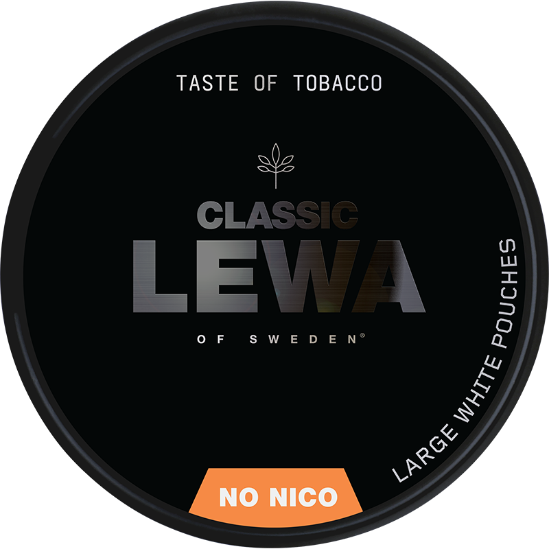 Lewa Classic Taste Of Tobacco No Nico-Nikotinfritt Snus-Tobax
