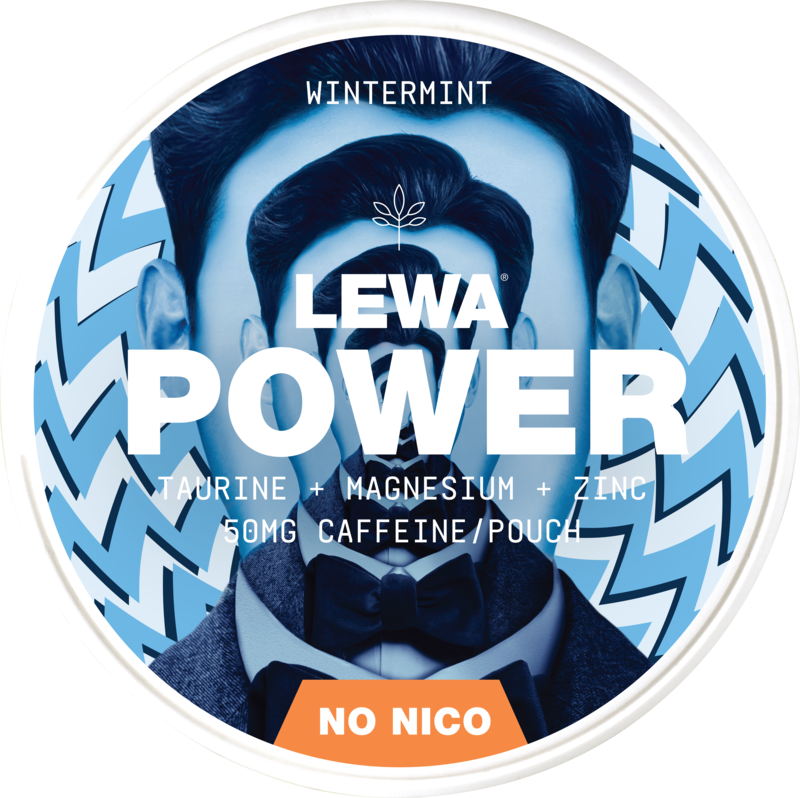 Lewa Power Wintermint-Nikotinfritt Snus-Tobax